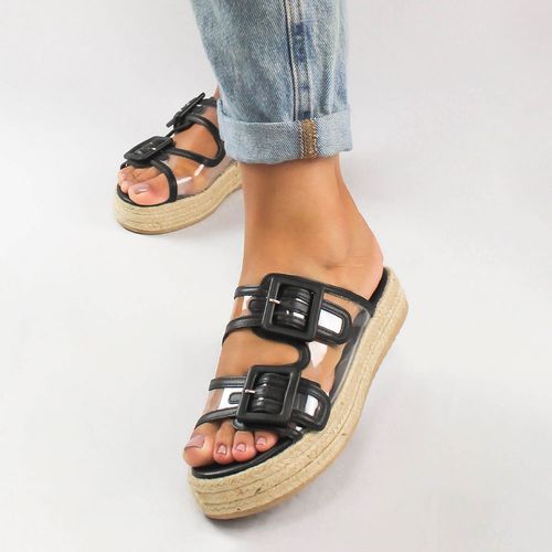 Flatform Vinil Clarete Preto