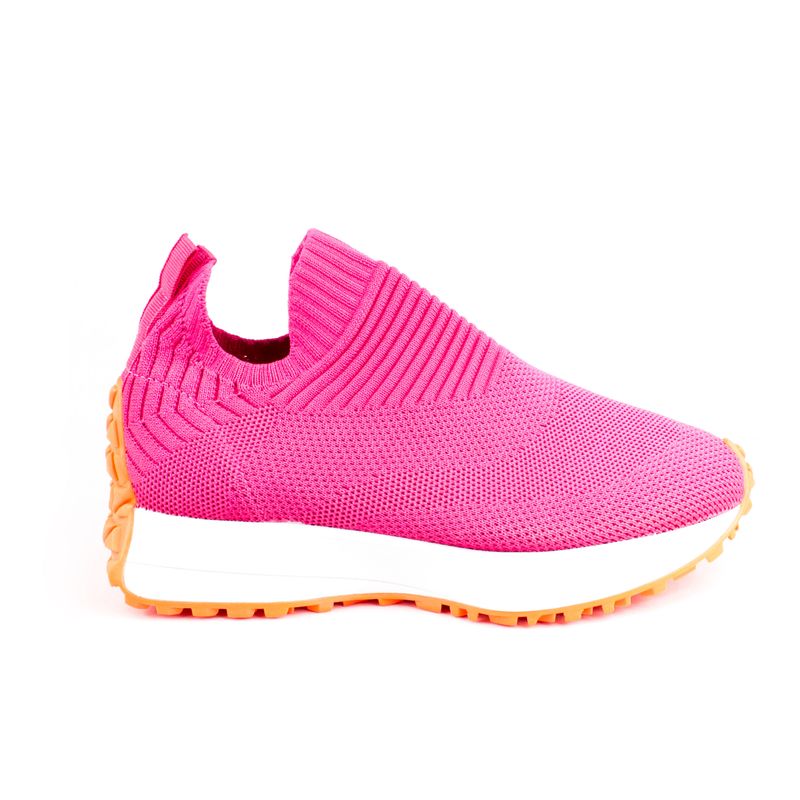 Tenis meia hot sale rosa