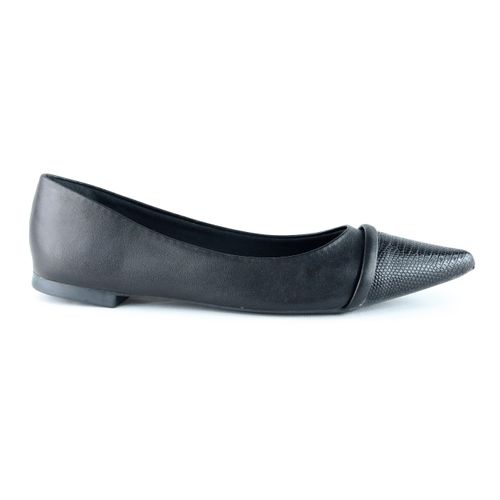 Sapatilha Bico Croco Arciley Preto