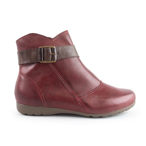 Bota Cano Curto Pisa Vermelho