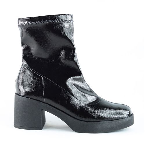 Bota salto bloco Viareggio Preto