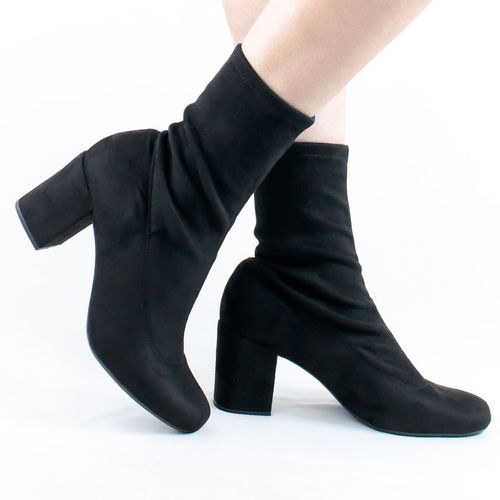 Bota Suede Stretch Iquitos Preto
