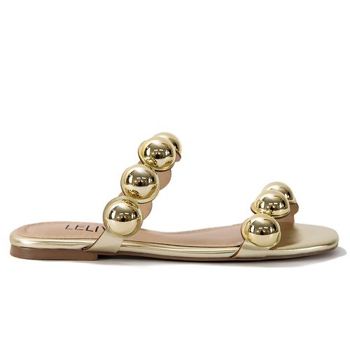 Rasteira Metalic Paraty Ouro Light
