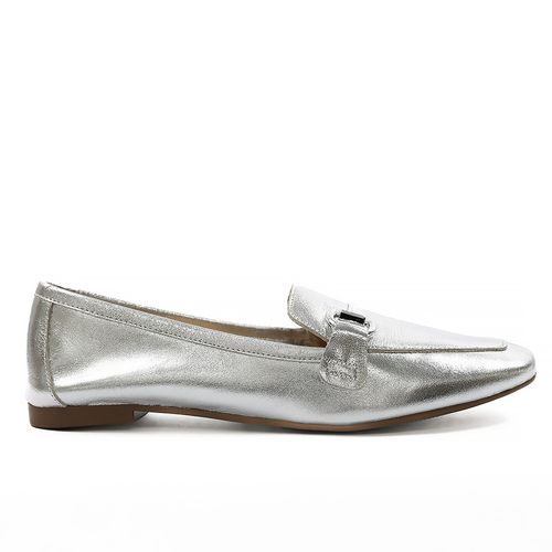 Mocassim Tieny Metalic Prata