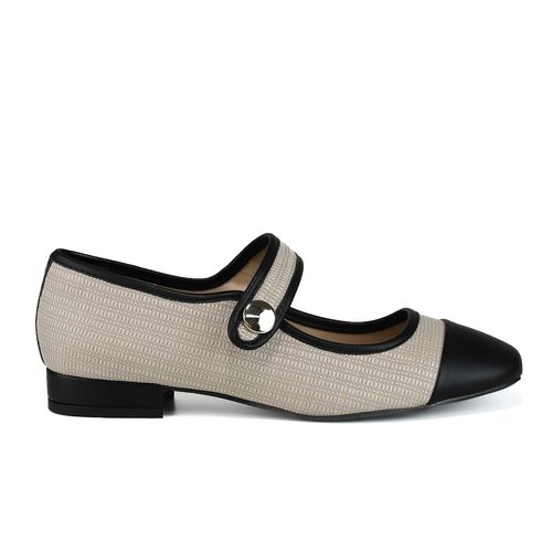 Scarpin Rafia Mary Jane Palha