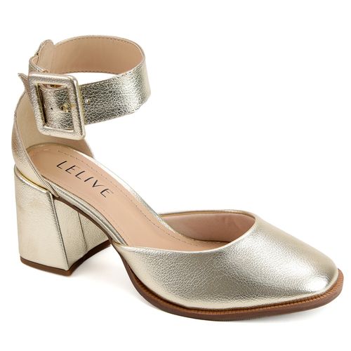 Sapato Boneca Lindy Ouro Light