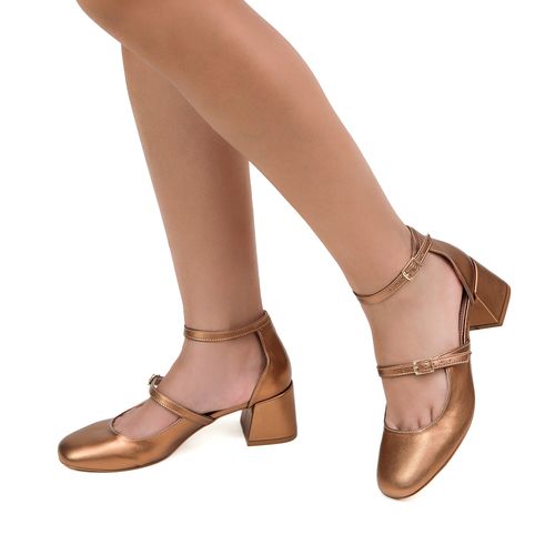 Sapato Boneca Itaci Bronze