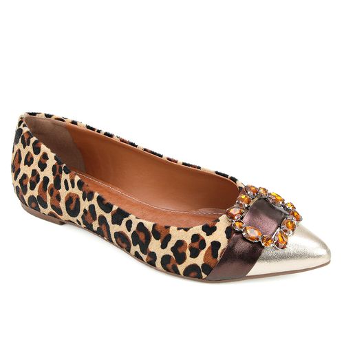 Sapatilha Animal Print Boituva Onça