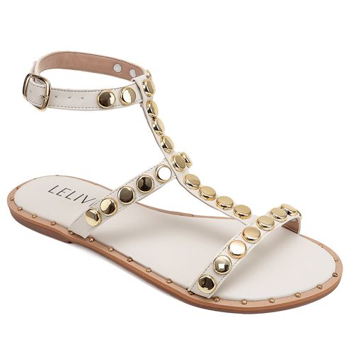 Rasteira Jacarta Off White