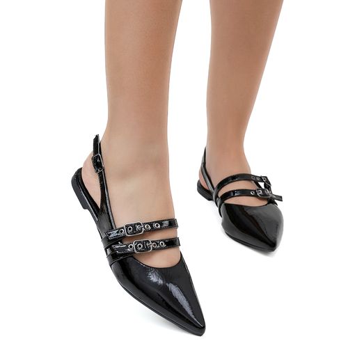 Slingback Mirtilho Preto