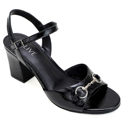 Sandália Salto Bloco Taipu Preto