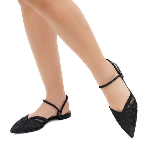 Slingback Ester Preto