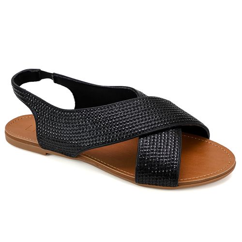 Rasteira Composta Preto