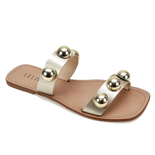 Rasteira Orla  Ouro Light