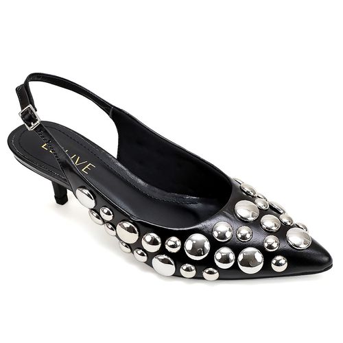Slingback Lages Preto