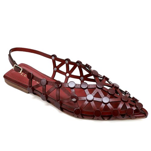 Slingback Brodowski Vinho