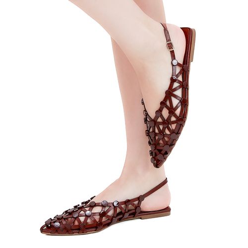 Slingback Brodowski Vinho