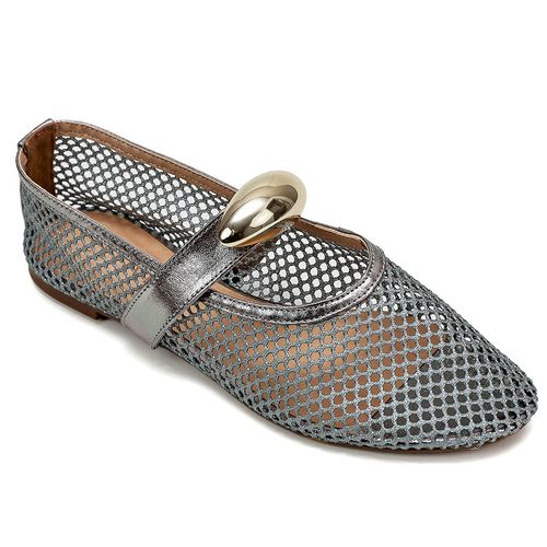 Sapatilha Demi Prata Velho