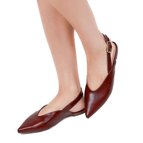 Slingback Quaraí Marsala
