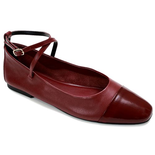 Sapato Boneca Peixoto Marsala
