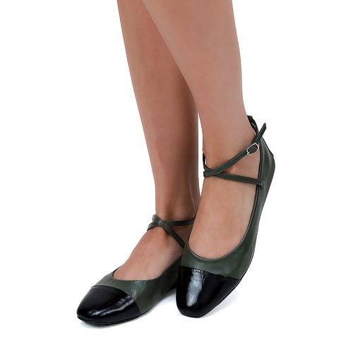 Sapato Boneca Peixoto Verde Musgo