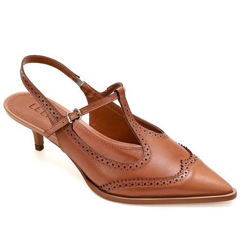 Slingback Atra Castanho