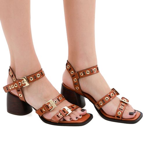 Sandália Patrono  Caramelo