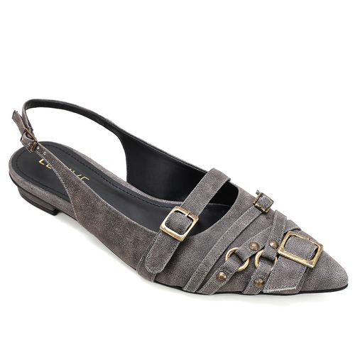 Slingback Forquilhinha Grafite