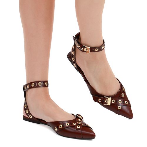 Slingback Torneiro Conhaque