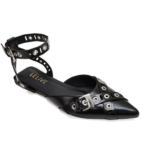 Slingback Torneiro Preto