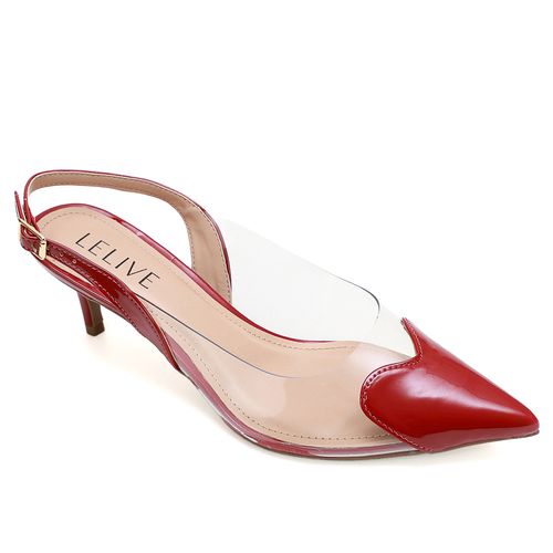 Slingback Selinger Vermelho