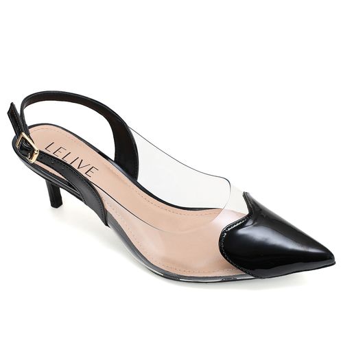 Slingback Selinger Preto