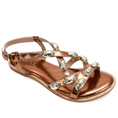 Rasteira Imbituba Bronze