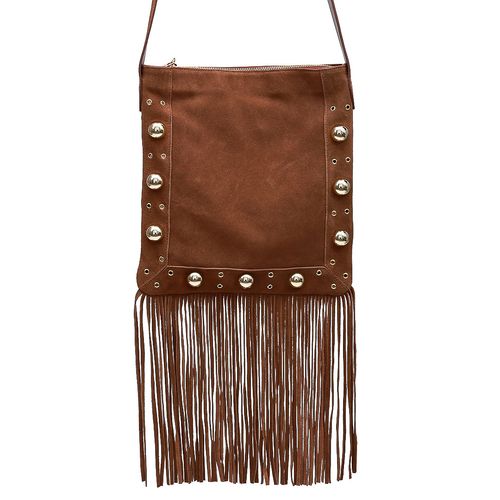 Bolsa Franja Americana Conhaque