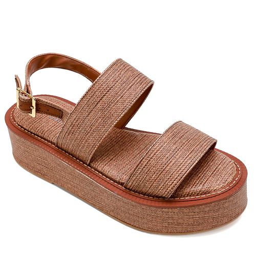 Flatform Cotia Caramelo