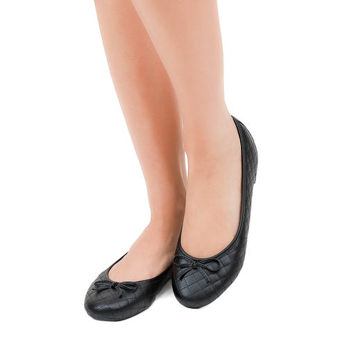 Sapatilha Matelassê Arealva Preto
