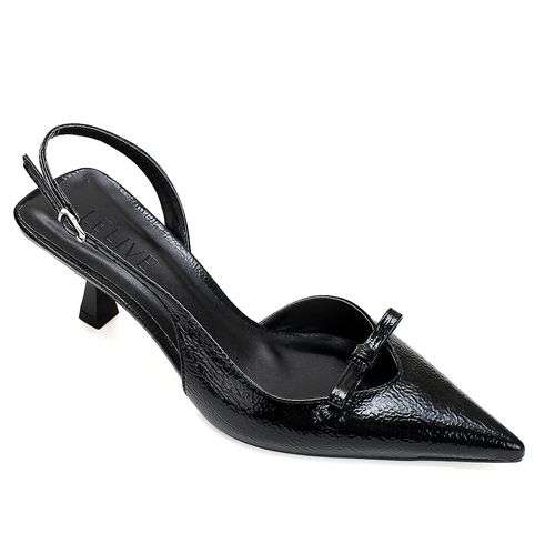 Slingback Nocciola Preto