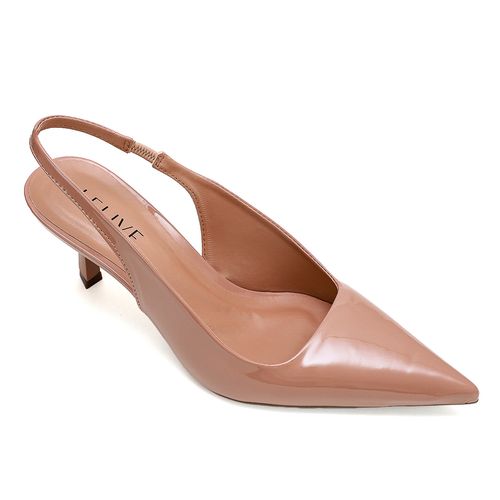 Slingback Gameleira Nude