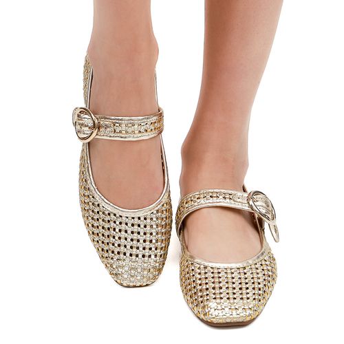 Sapato Boneca Lucimara Ouro Light