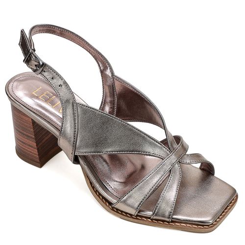 Sandália Beja  Prata Velho