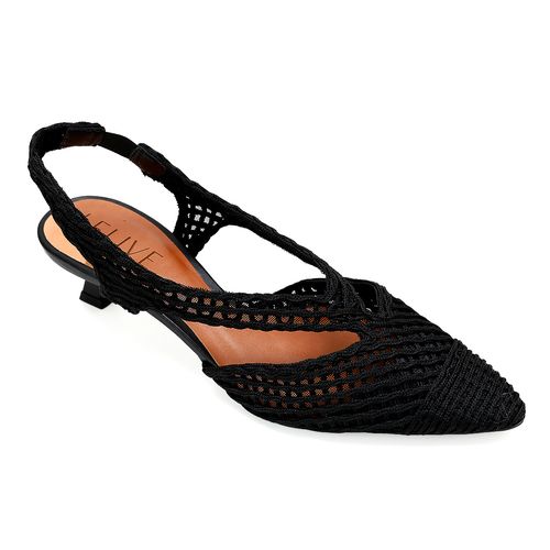 Slingback Odivelas Preto