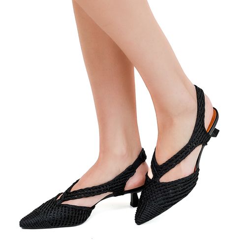 Slingback Odivelas Preto