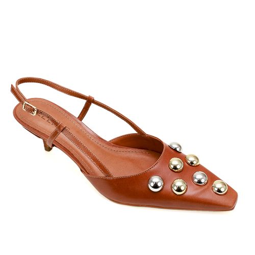 Slingback Covilhá Caramelo