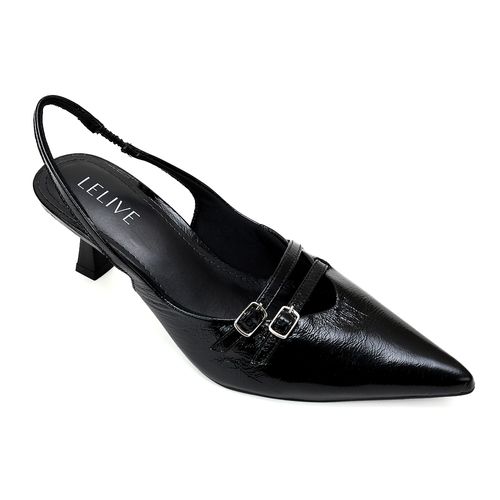 Slingback Iquique Preto