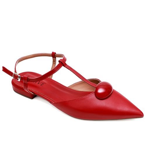 Slingback Talca Vermelho