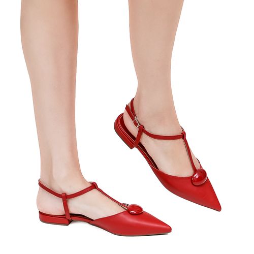 Slingback Talca Vermelho