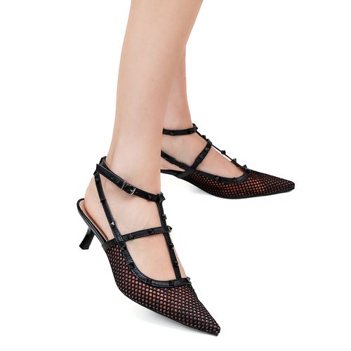 Slingback Chillán Preto