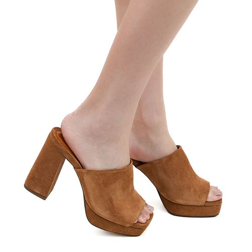 Tamanco Cleo Caramelo