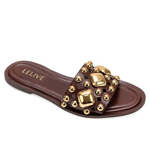 Rasteira Jolla Cacau