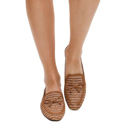 Mocassim Tramado Celina Caramelo